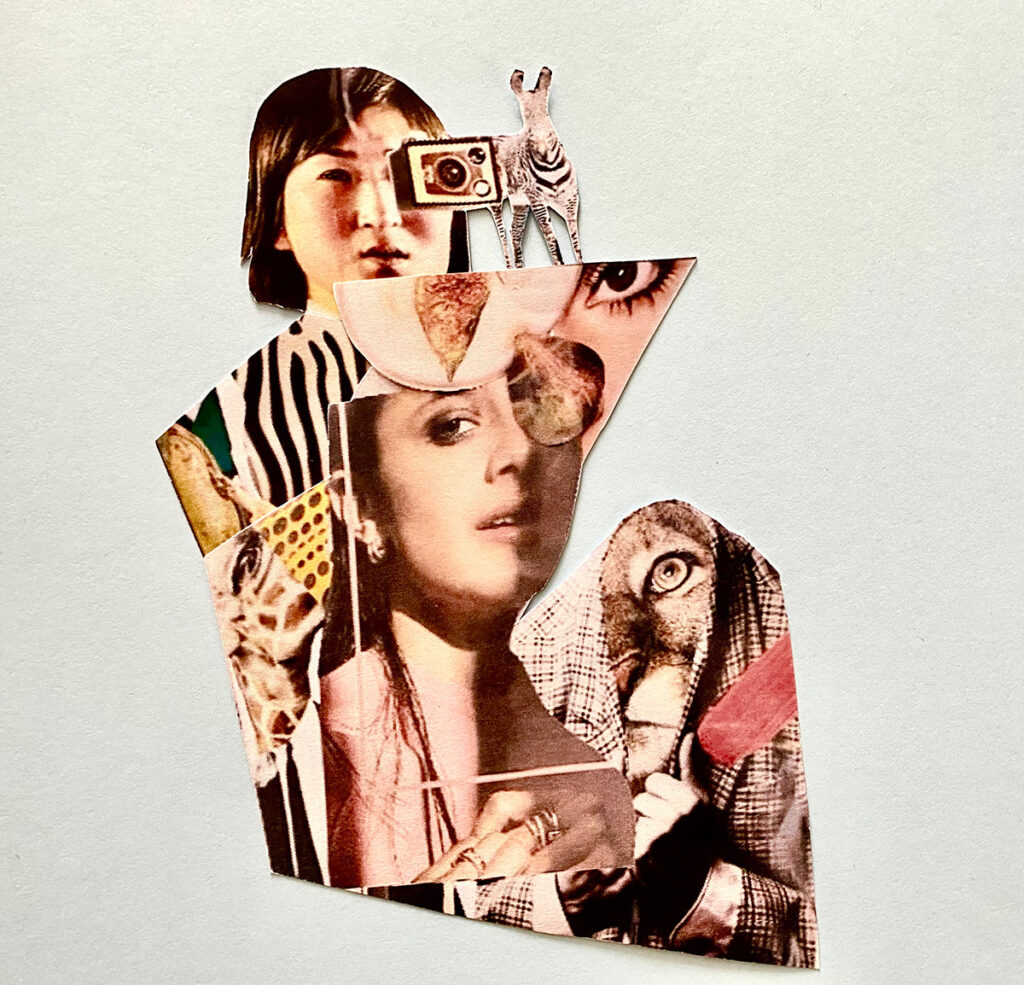 I see you | Collage | 20x20 cm | 2026