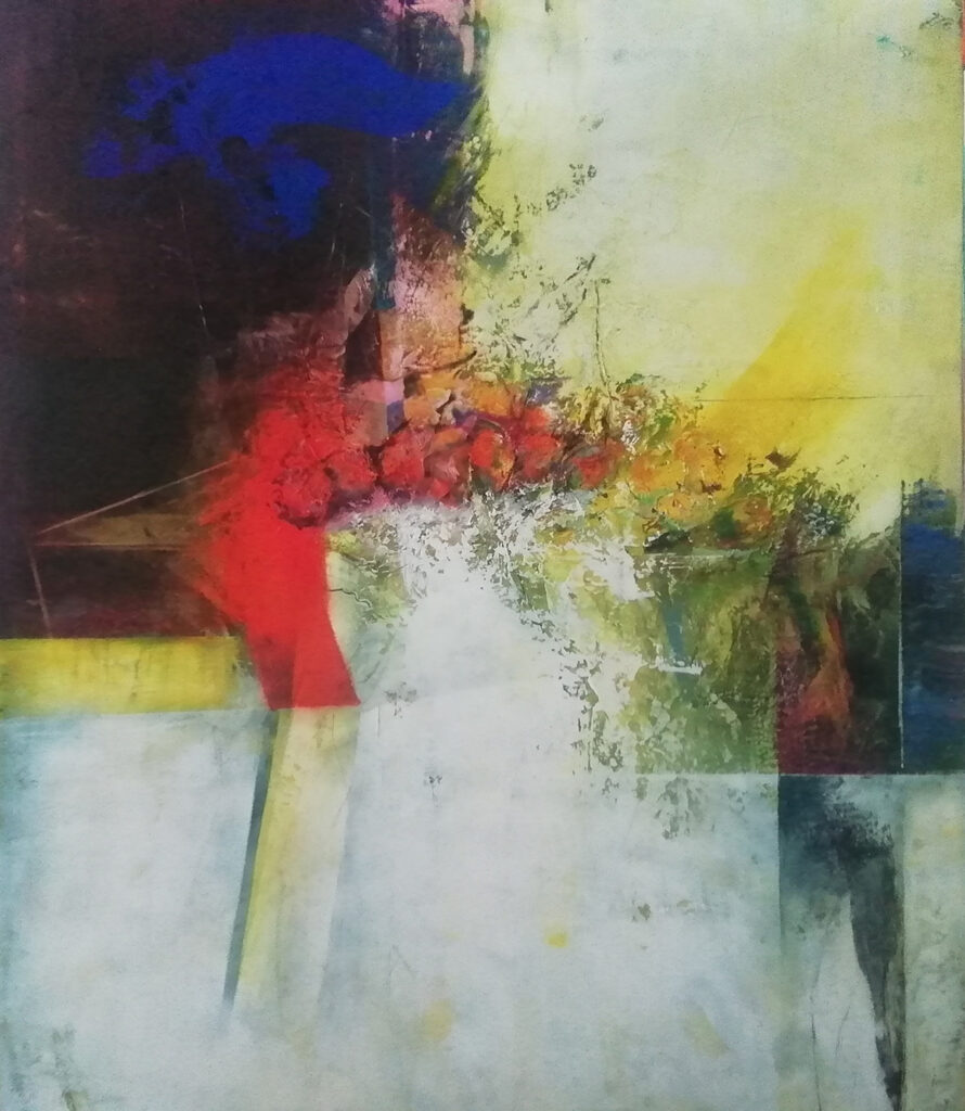 Stillebens Tanz ins Offene | Öl a.Lw. 120 x 100 cm | 2025/26