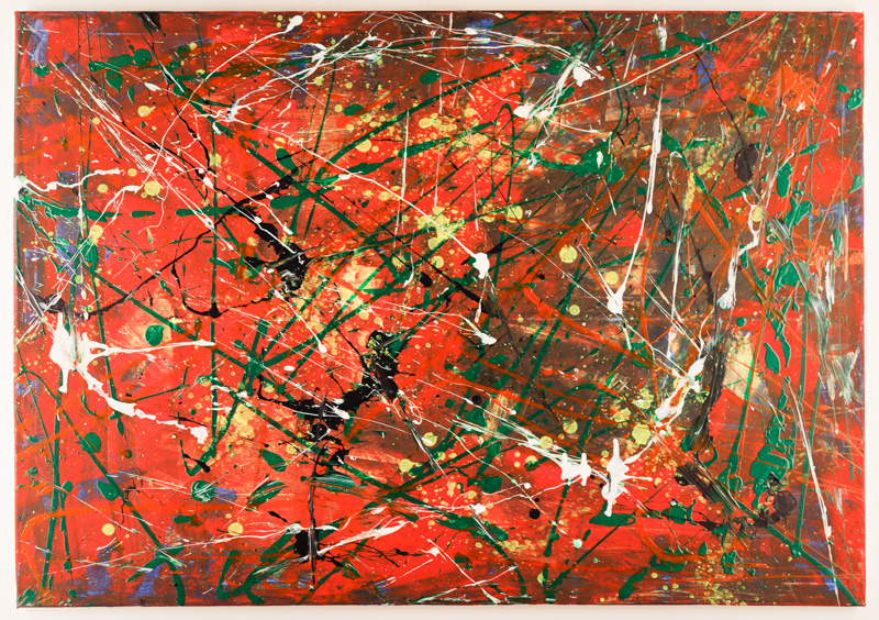 Mischtechnik auf Leinwand | 70 × 150 cm | 2019 | Digitalbearbeitung | 2026