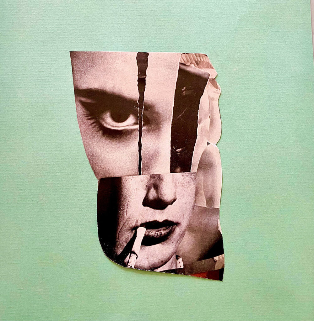 Getrennt vereint | Collage | 20x20 cm | 2026