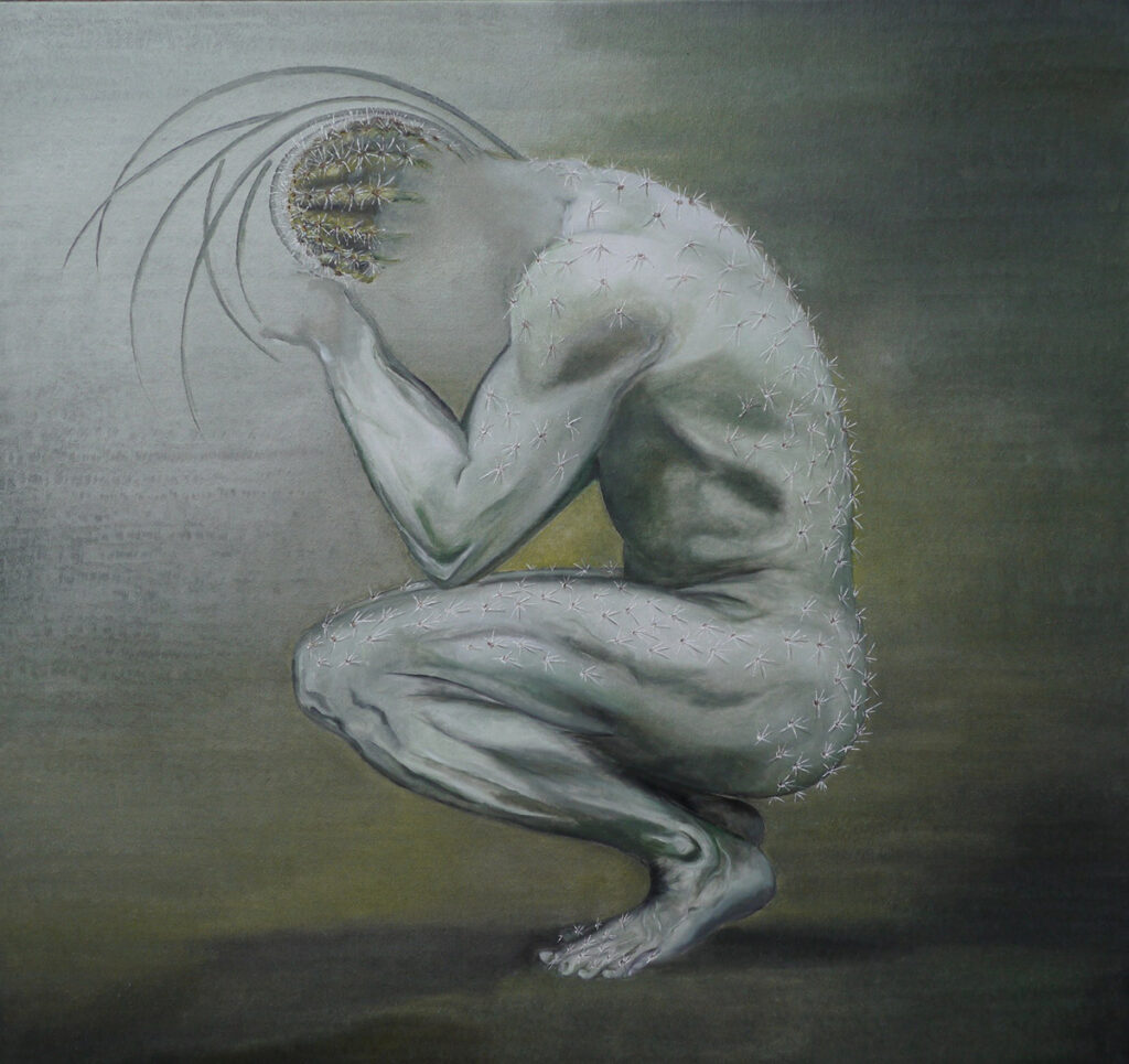 Kaktus | Öl/Leinwand 100x100 | 2022