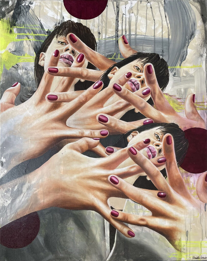 Weird | Acryl auf Leinwand | 100 x 80 | 2025