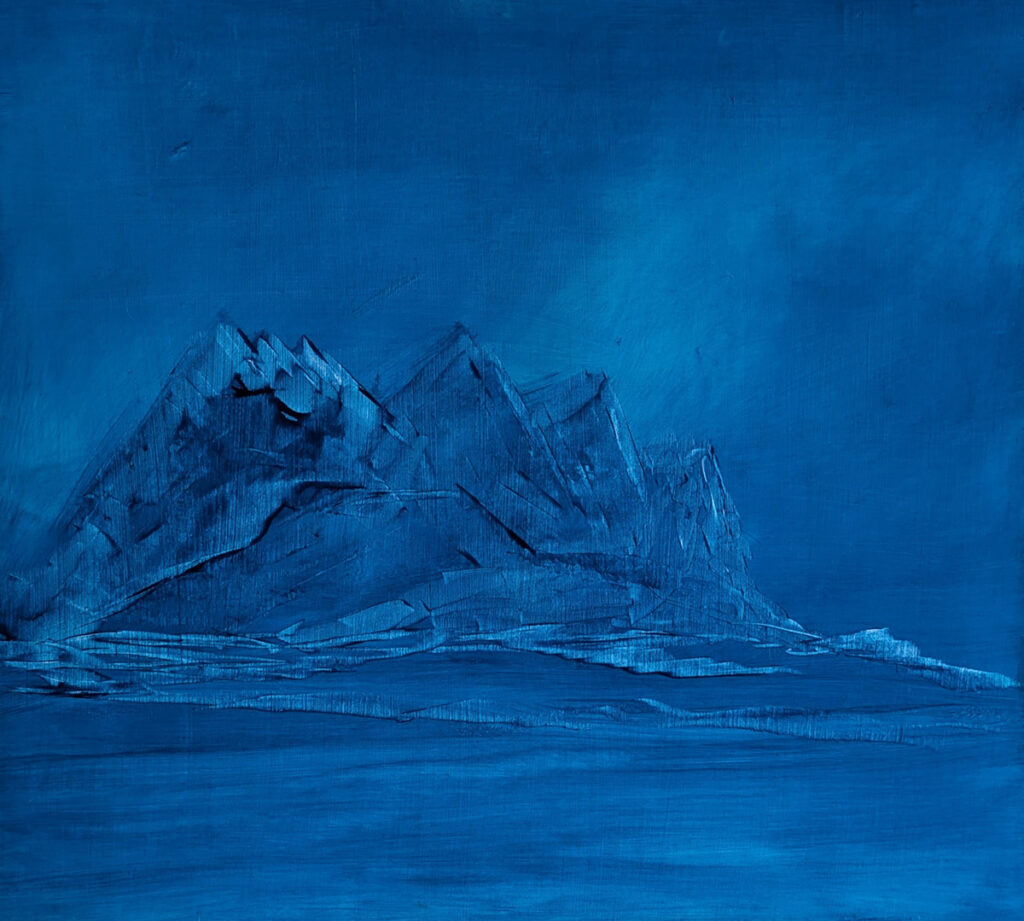 Frozen | Öl auf Holz | 72 x 80