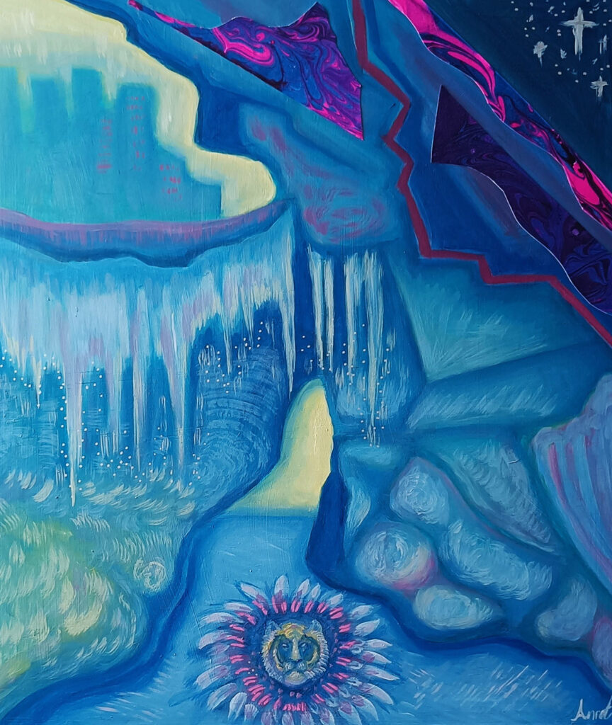 Aufbruch | ÖL auf Holz | 34x 38,5cm | 2026