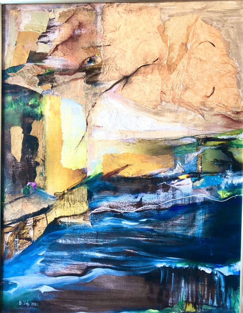 Nordspanien 2 | Mixed Media a.Leinwand | 80x60cm | 2025