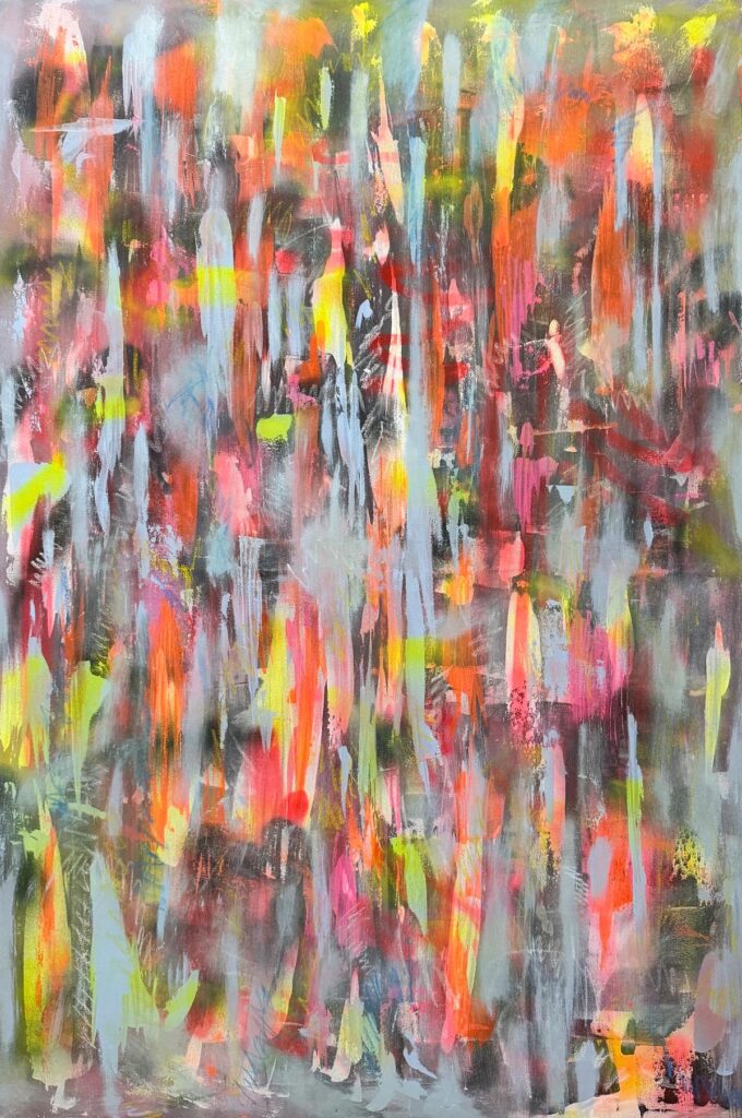 Regen |Acrylfarbe auf Leinwand |150x100cm | 2026