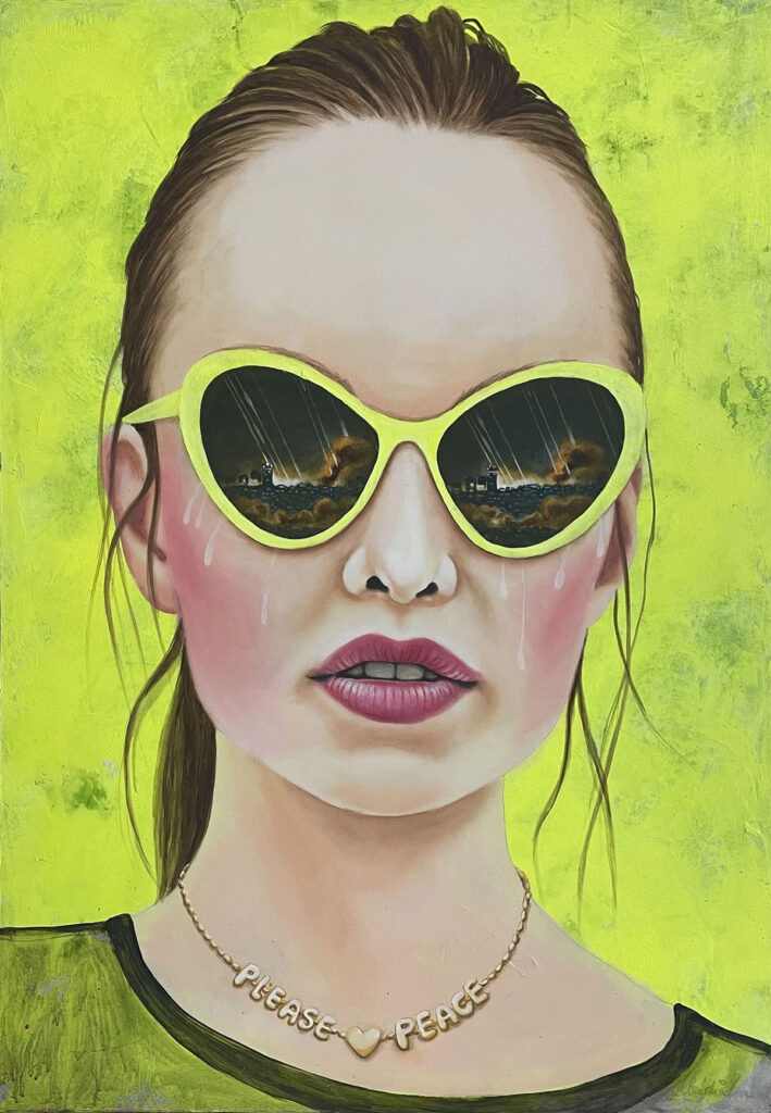 Weird | Acryl auf Leinwand | 100 x 80 | 2025